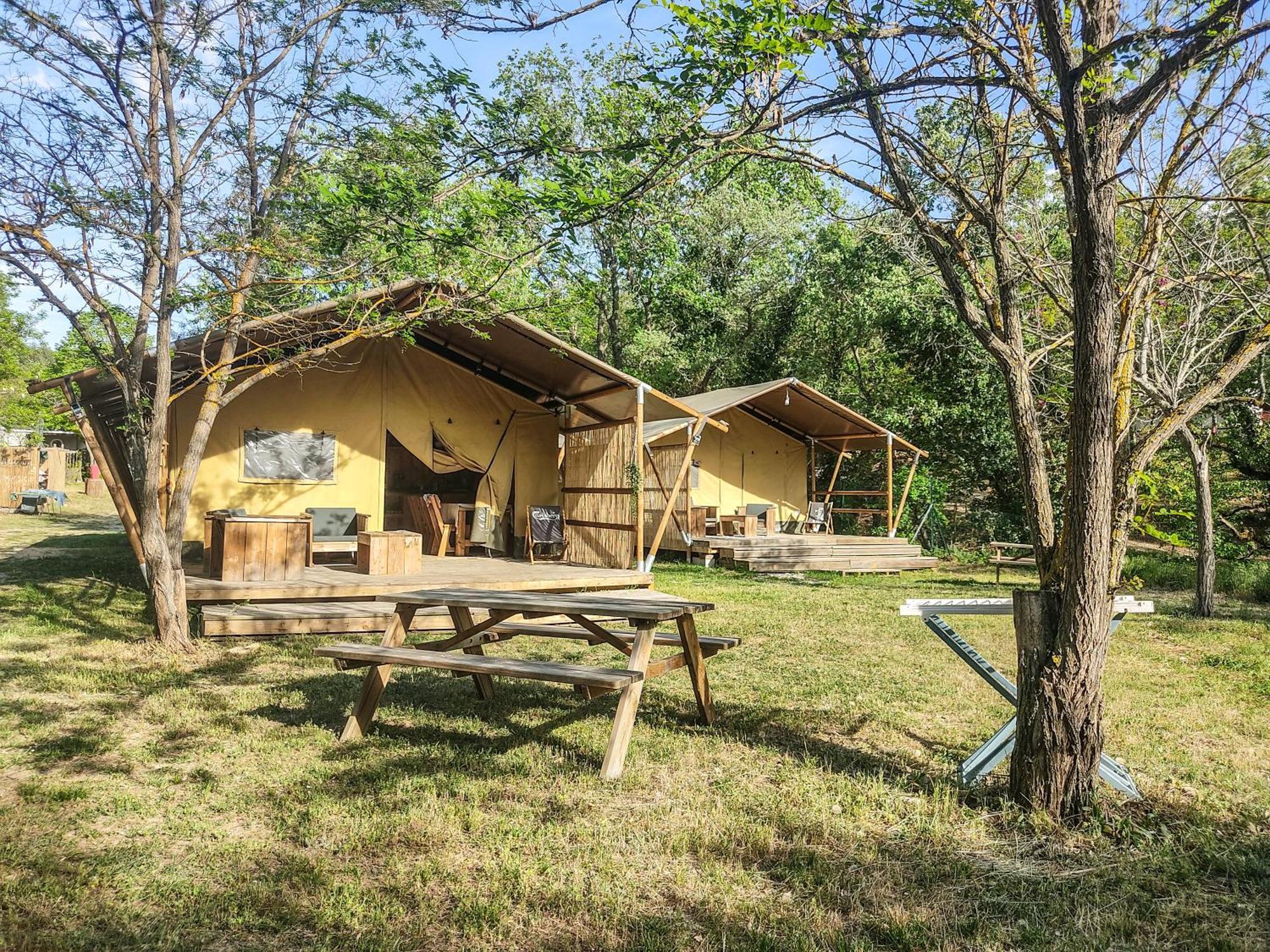 Camping La Grangeonne Esparron-de-Verdon Bagian luar foto